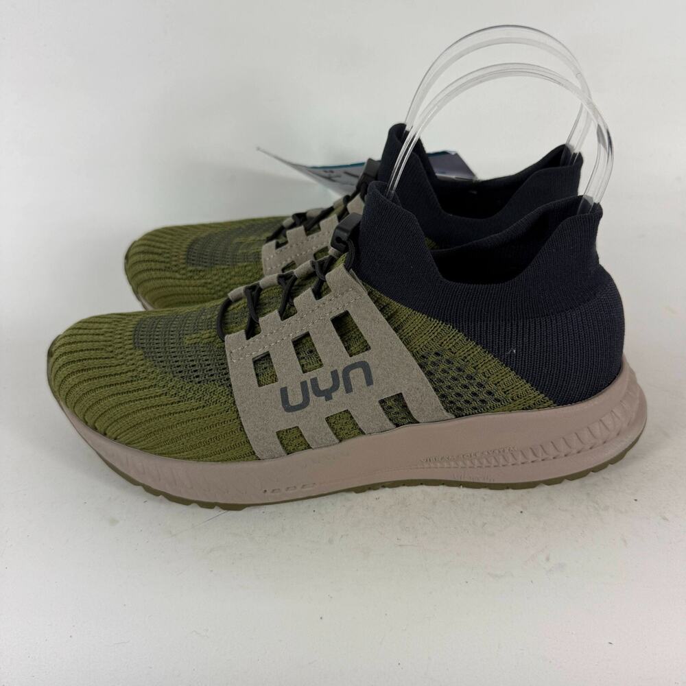 UYN Nature Tune Trainers Sneaker Womens size 7 Sage Carbon Slip On Low Top Shoes - Picture 5 of 10